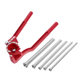 SHINEOFI Portable Manual Tube Bender Tool Set for Copper Aluminum and Steel Pipes Slot Design for Up to Degrees Bending for Hvac and Repair Shops