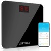 Loftilla FITINDEX Smart Digital Body Weight Scale, Bluetooth BMI Bathroom Scale with App,