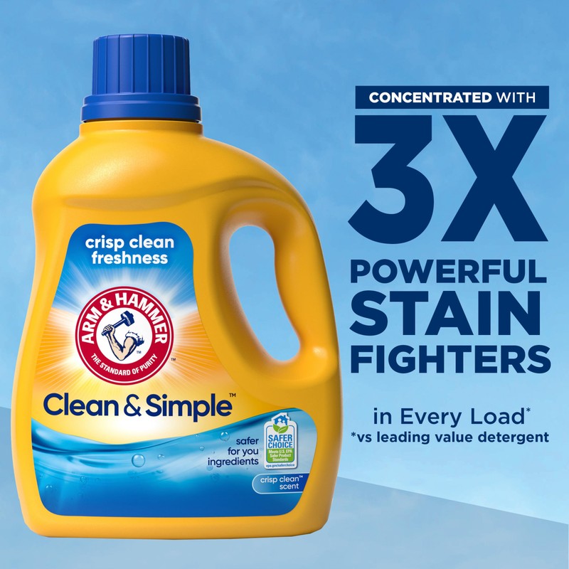 ARM & HAMMER Clean & Simple, 77 Loads Liquid Laundry