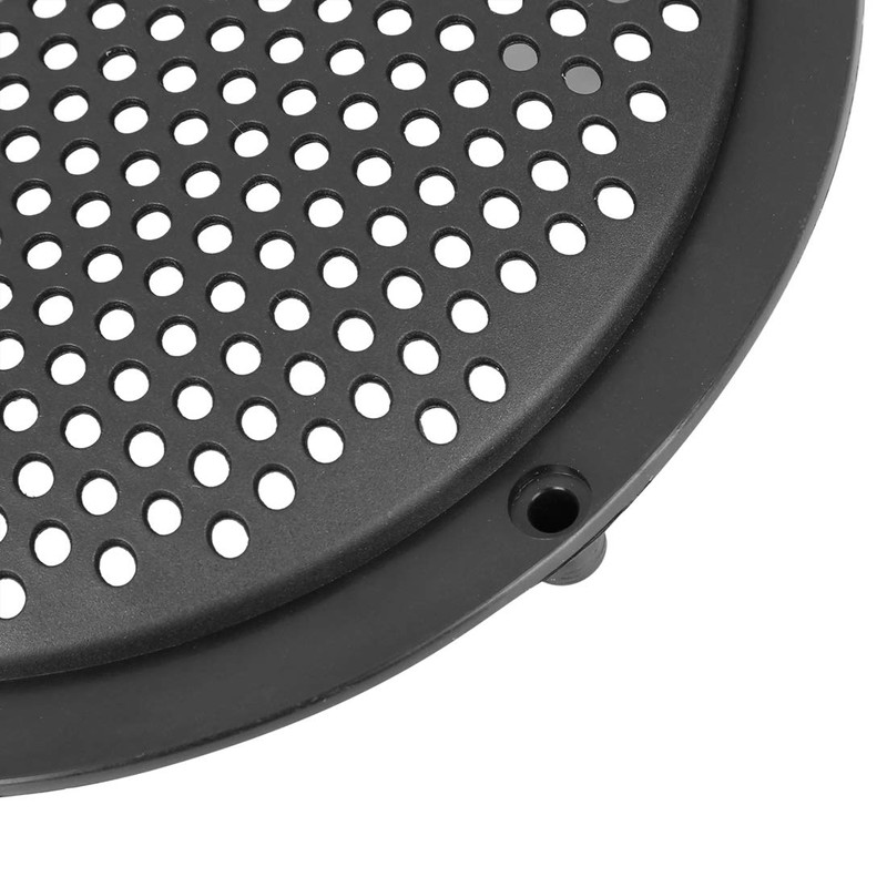 X AUTOHAUX 8pcs 6.5" Plastic Audio Speaker Cover Mesh Subwoofer