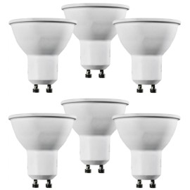 Diodesy PAR16 Smart WiFi LED 5.5W 400LM E26 CCTSelectable 120V TuyaApp White 6Pk