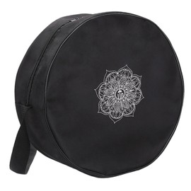 Generic Flower Pattern Yoga Wheel Storage Bag Stylish Double Zipper Travel Carrying Bag for Easy Transport for Fitness Accessories and Props