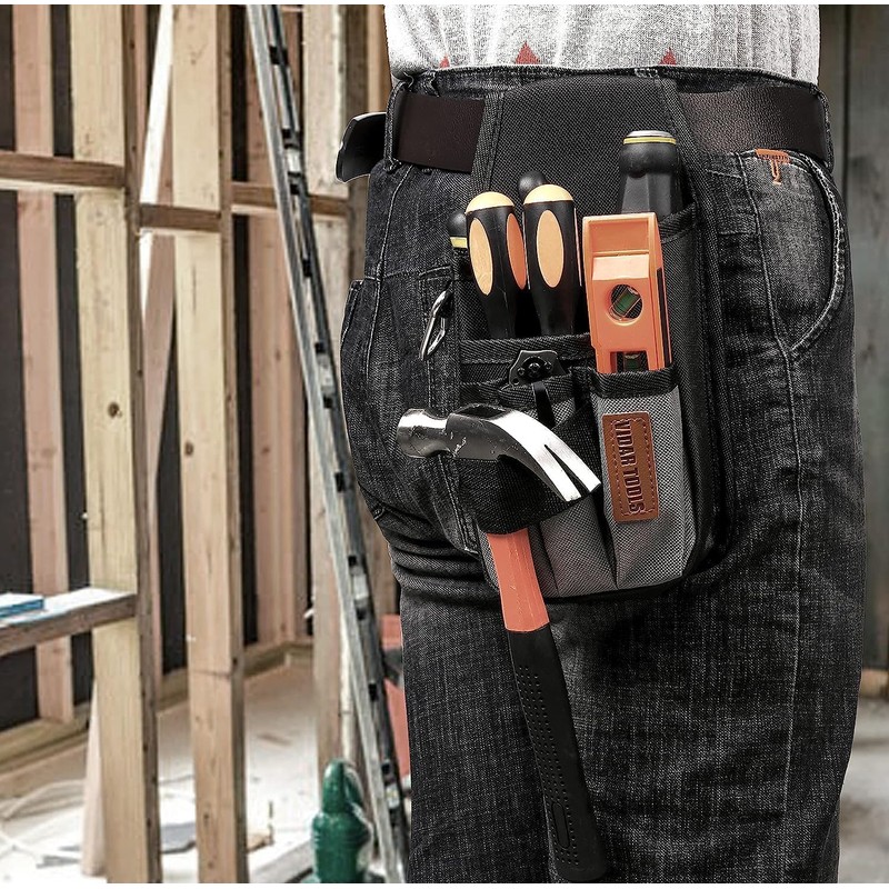VIDAR TOOLS Small Tool Pouch with Belt Clip,Tool Pouch Bag.Tool