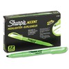Sharpie 27026 Accent Pocket Style Highlighter Chisel Tip Fluorescent Green