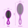 Wet Brush Mini Detangler Hair Brush, Pink - Detangling Travel