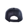 Mumcu's Leather Baseball Cap Adjustable with Diamond Design (Black)