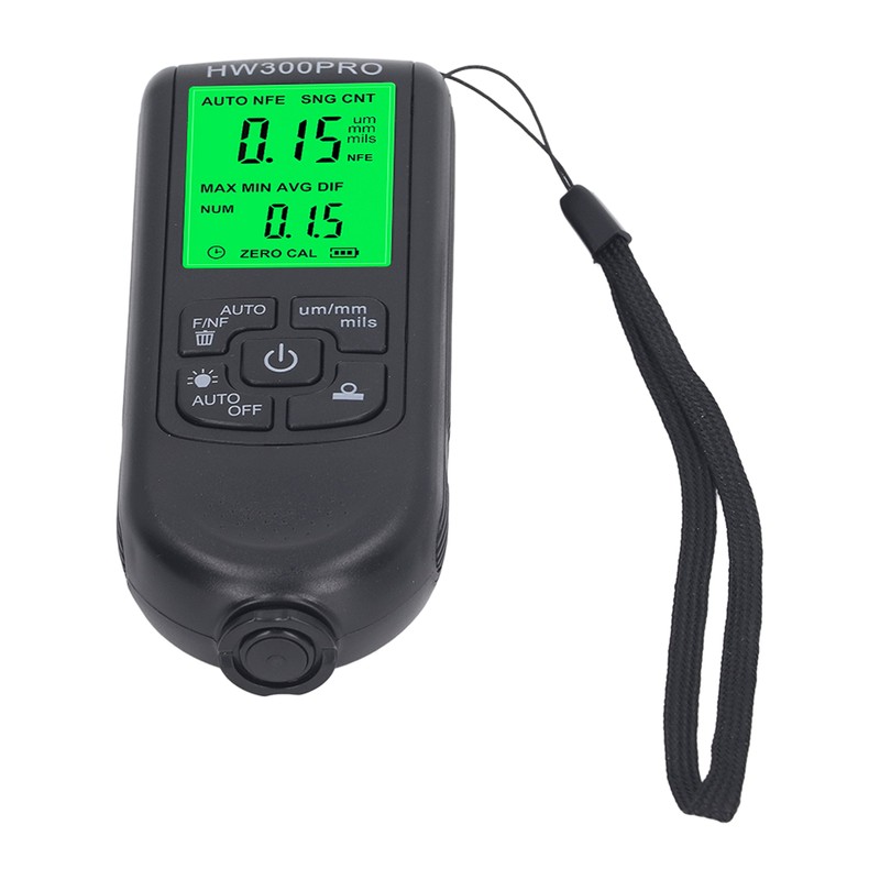 Coating Thickness Gauge High Accuracy Paint Depth Gauge Meter Antislip
