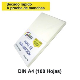 refill24 Sublimation / Thermal Transfer Paper DIN A4 for Shirts, Caps, Mugs, Mouse Pads. Excellent Transfer Quality, Colour Acceptance and Colour Saturation, Quick Drying, Smudge-proof