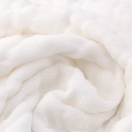 norinori Burp Cloths Baby Muslin Nappies Pack of 10 with Newborn Muslin Cloths 100% Cotton Soft Burp Cloth Absorbent 25 x 50 cm Unisex