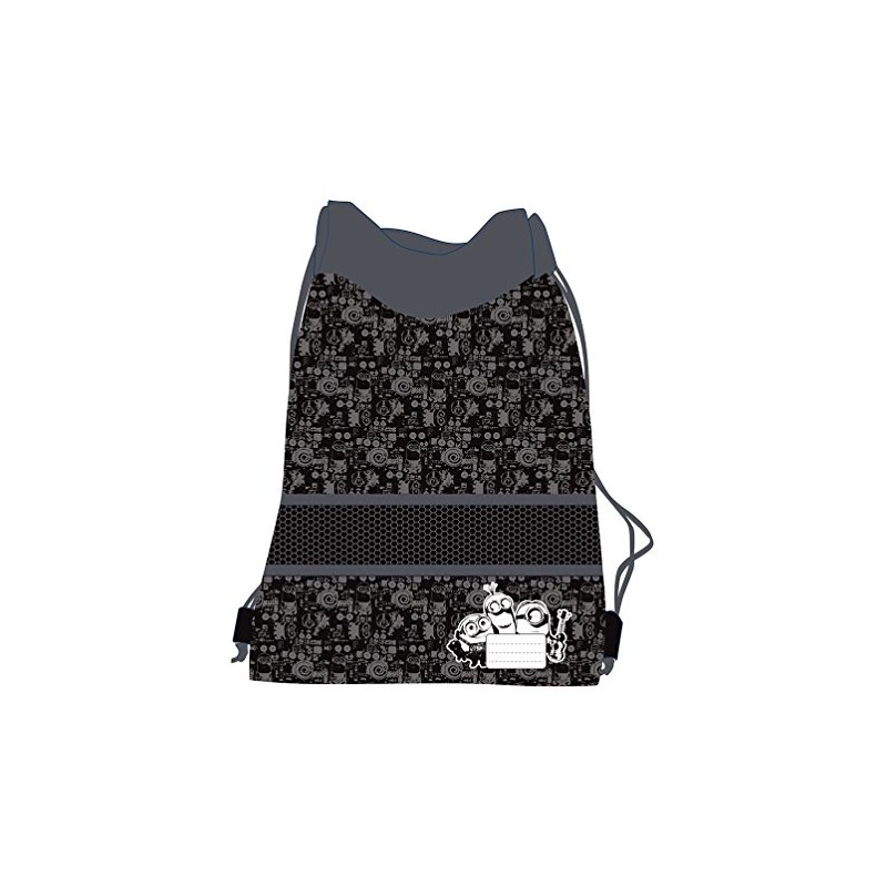 Worek na obuwie Minionki czarny