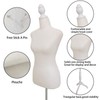 Female Dress Form Mannequin Torso Body with Adjustable Tripod Stand