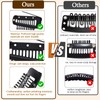 Vodolo Chunni Clips with Safety Pins,8 PCS Strong Chunni Grip