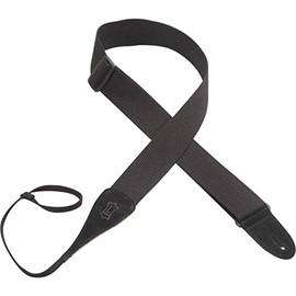 Levy's Leathers MC8A-BLK Cotton Guitar Strap, Black