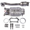 Front and Rear Three Way Catalytic Converter, Replacement for Honda