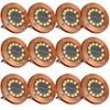 JKIMK Solar Ground Lights Outdoor Waterproof Flat Garden Solar Disk