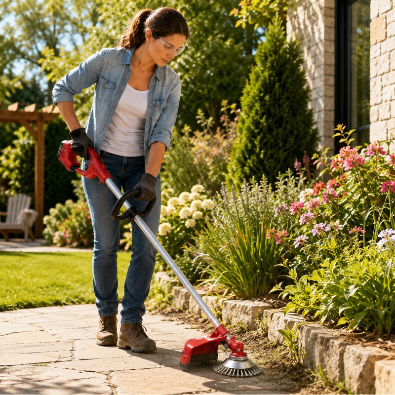 Steel Wire Weed Brush Trimmer Head for Garden Cleanup –
