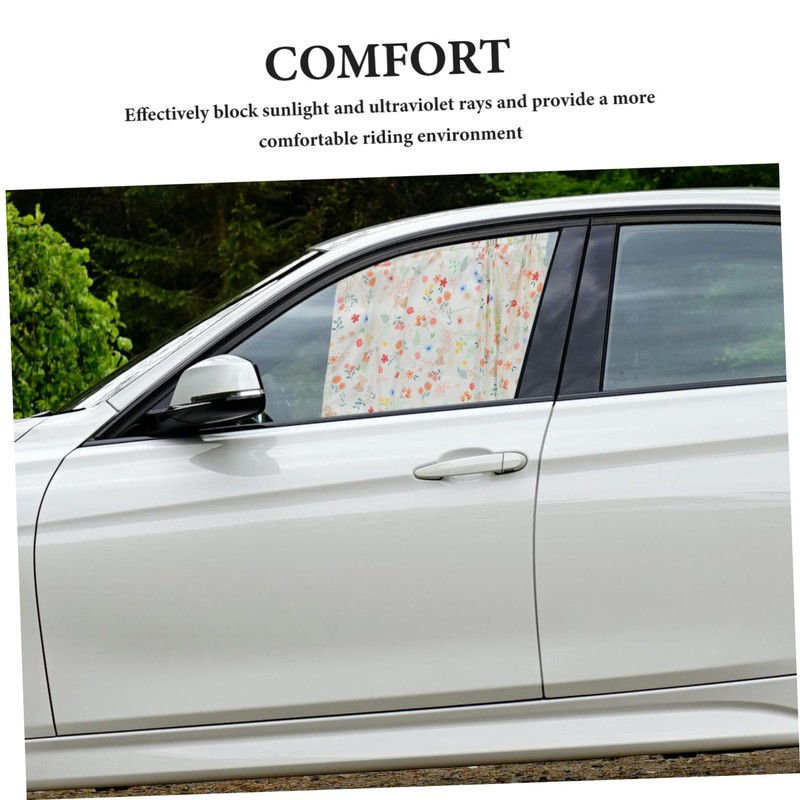 ULTECHNOVO Shade Curtain Car Interior Curtains Auto Window Shades Sun