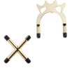 2 PCS Pool Stick Holder,Cue Cross,Pool Table Supplies,Billiard cue Rack