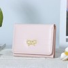 KUANG! Women Fashion Wallets Girls Cute Bow Small Wallet Aesthetic