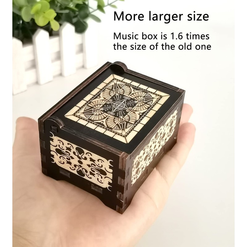 Imagine Music Box Imagine Music Box Wooden Engraved Gift Music