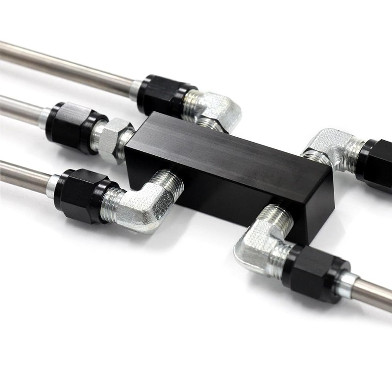 LS Coolant Crossover Steam Vent Kit,AN4 Fuel Brake Line,LS Stainless