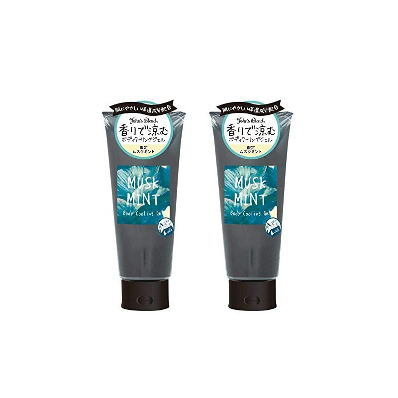John's Blend OA-JOC-3-1 Body Cooling Gel, Musk Mint Scent, 3.4