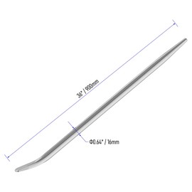 FOCMKEAS 36"(900mm）Aligning Pry Bar Round Crowbar Sleever Bar for Prying and Alignment, CR-V