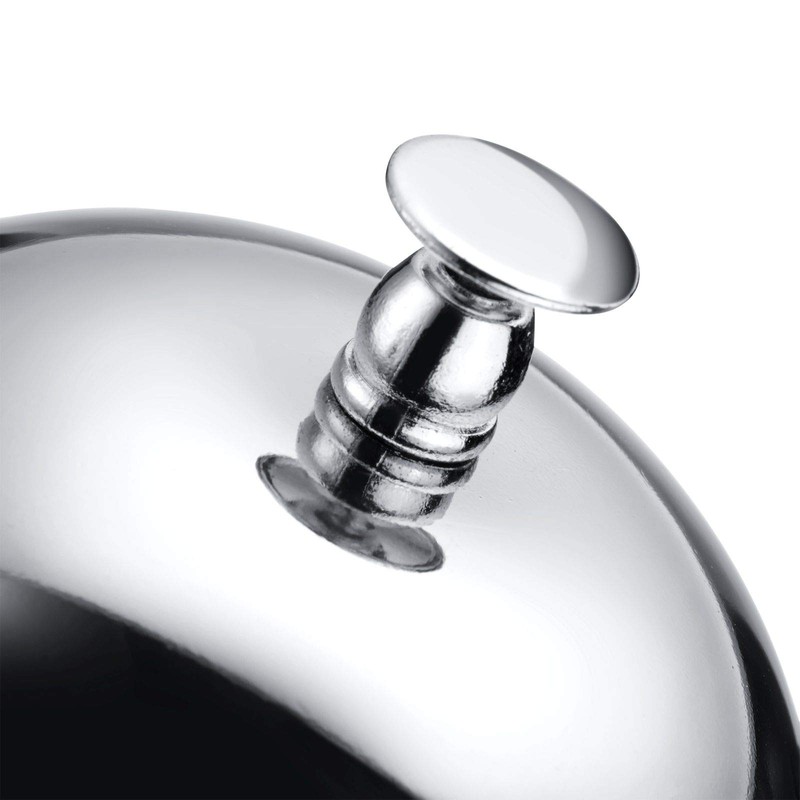 Westmark Table Bell / Reception Bell, Diameter 8 cm, Clear