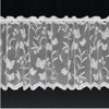 Nancy's Linens Meadow Lace Cafe Net Curtains White in 12",18"
