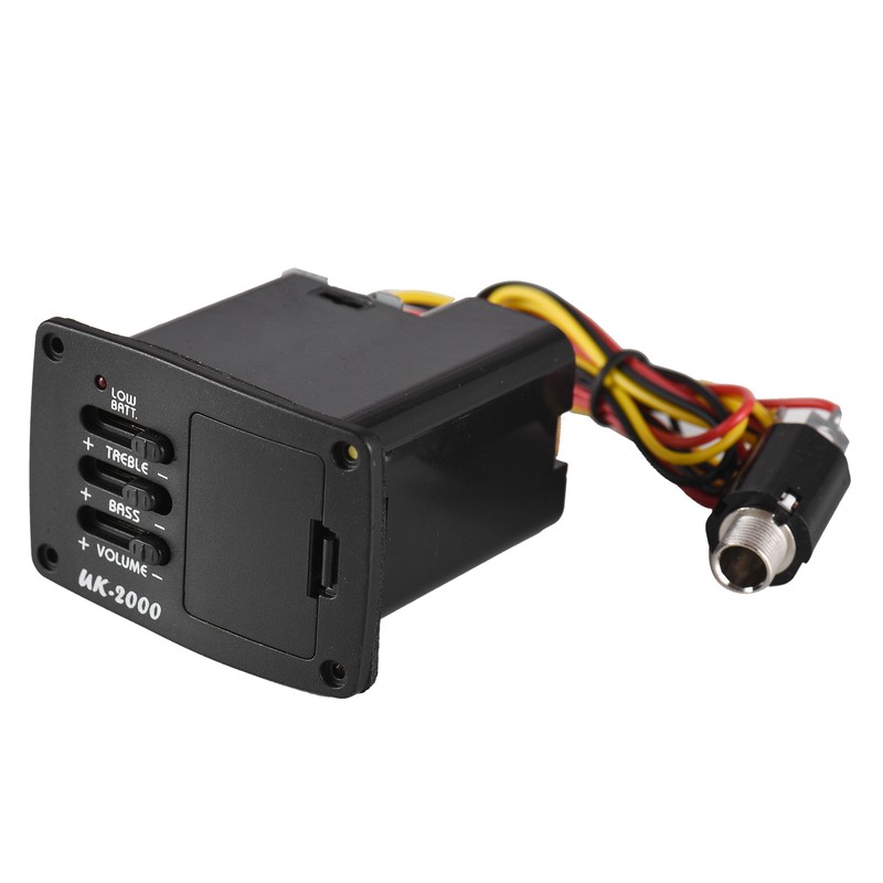 Acoustic Guitar Bass Treble Tone and Volume Control EQ Equalizer