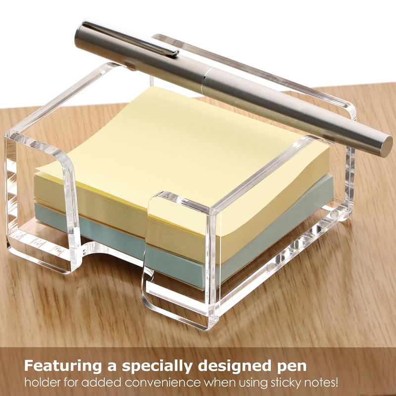 SANRUI Acrylic Sticky Note Holder , for Post-it Note Pad