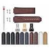 Ewatchparts Leather Rubber Watch Band Strap Compatible With 44-45-48mm Hublot