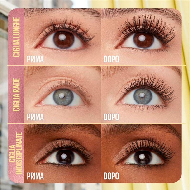 Maybelline New York Colossal Bubble Mascara, Volumising, Colour Very Black,