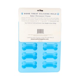 Country Living Bone Shaped Silicone Baking Tray - Non-Stick, Food-Grade, Heat Resistant - Perfect for Dog Treats, Cookies, and More - Dishwasher Safe