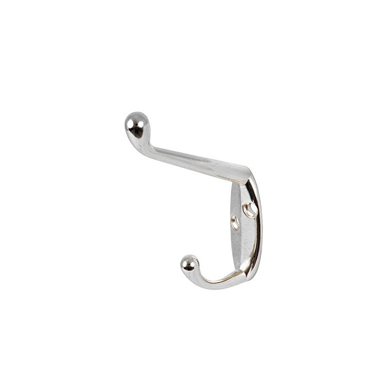 Fort Fasteners Hat and Coat Hooks Chrome Plated Pack of