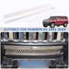 Front Bumper Grille Cover Compatible with Hummer H3 2005-2009, Car