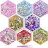 8 Sets Animals 3D Sticker Scene 3D House Stickers with