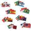 Mini Handheld Flags - 32pcs Signal Decorations, Waving Stick Flags