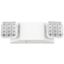 Sunco Emergency Lights, Commercial Emergency LED Flood Lights for Power Outages, Backup Battery (90 Minutes), Wall Mount, Hard Wired, 120-277V, Fire Resistant (UL 94V-0)