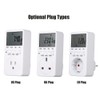 Digital Timer Switch Socket LCD Display Plug-in Programmable Time Switch