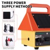 24 Hour Solar Electric Fence Charger,3-in-1 Electric Fence Charger,20 Miles,Solar/BatteryAC