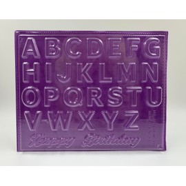 CANDISLE Chocolate Mold – Letter and Happy Birthday Shaped, Homemade Candy bar Making DIY Mould, Durable & Food Safe Material