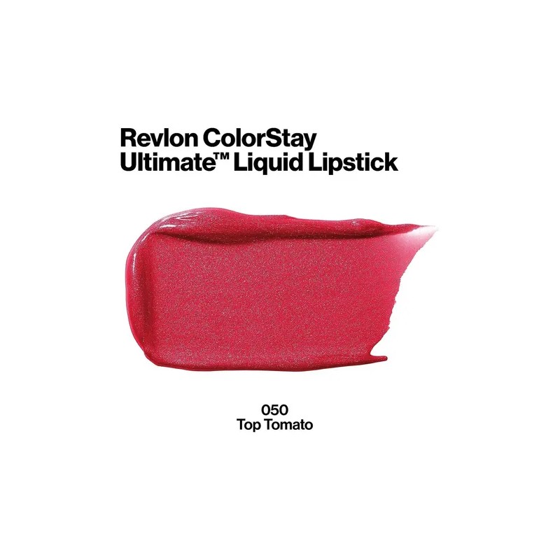 Labial Líquido Cs Ultimate Liquid Lipstick Tono Top Tomato Acabado