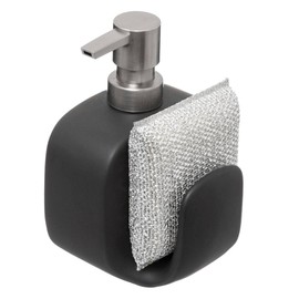 5five Soap Dispenser with Sponge 400 ml Black