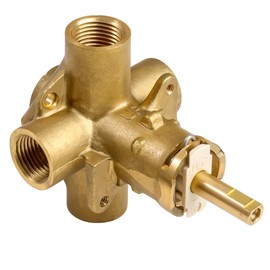 Replacement for Moen 2510 Brass Pressure Balancing Tub and Shower Valve, 1/2-Inch IPS Connections, Compatible with Moen Posi-Temp Trim Kit