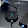 TEHAUX 1PC Portable Port USB Hub Adapter for Computers Multifunctional