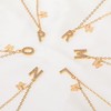 MJARTORIA Initial Necklace A to Z Gold Capital Letter Necklaces