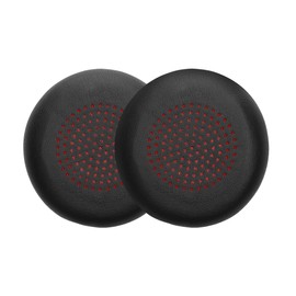 kwmobile 2 x ear pads compatible with Plantronics Voyager Focus / B825 / 4210 / 4220 / BlackWire 5200/7225 padding - faux leather headphone pads for over ear headphones