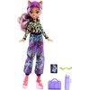 Monster High Scare-adise Island Clawdeen Wolf Doll with Swimsuit, Joggers
