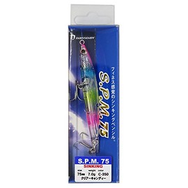 Bassday C-350 Pencil Bait S.P.M 2.9 inches (75 mm) 7g Clear Candy Lure
